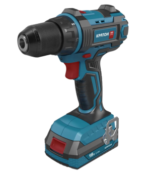 Кратон BCD18-OFA Set Дрель-шуруповерт аккумуляторная бесщеточная (АКБ 2.0 А•ч, ЗУ, кейс)