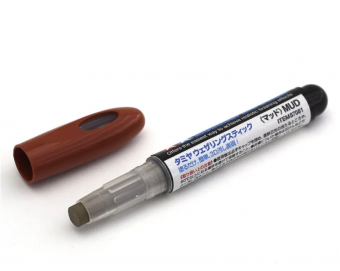 Tamiya Пигмент-карандаш для создания 3D эффекта старения "Грязь"