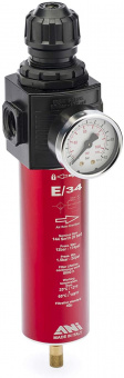 Ani AH117702 Одноступенчатый фильтр E/34 с манометром и регулятором давления