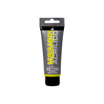Краска акриловая Maimeri Acrilico Yellow Greenish (Желтый зеленоватый), 75 мл