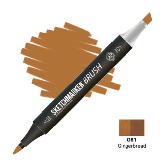 Маркер SKETCHMARKER Brush O81 Gingerbread