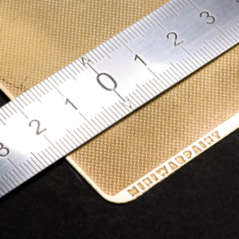 MiniWarPaint Лист рифленый чечевица, размер M