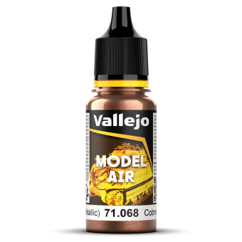 71068 Краска Краска Vallejo Model Air Copper Metallic (Медный металлик)