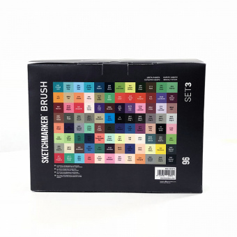 Набор маркеров Sketchmarker Brush set 3 (96 шт. в пластиковом кейсе)