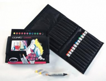 Набор маркеров Copic Classic Bright Colours (12 шт. в пенале)