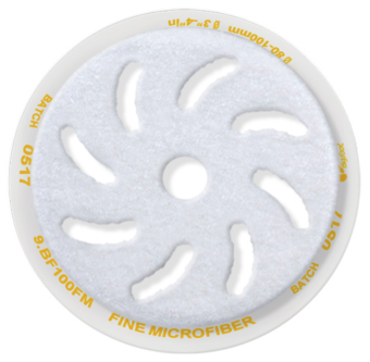 Rupes 9.BF100FM Микрофибровый доводочный полировальный диск (FINISHING PAD) 80/100 мм