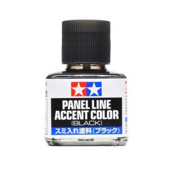 Tamiya Смывка черная на основе эмали (Black) 40 мл