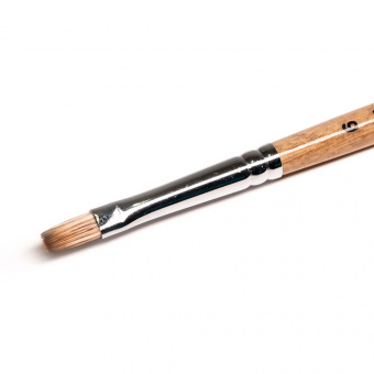 Кисть Roubloff серии 1T24 №6 синтетика, имитация мангуста, плоская