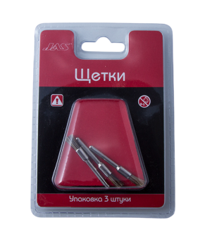 JAS 2051 Щетка щетина, 5 мм, 3 шт./уп., блистер