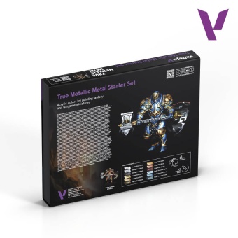 77272 Набор красок Vallejo True Metallic Metal Starter Set (12 цв.)