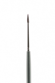 Кисть Альбатрос синтетика (имитация белки), круглая №2, укороченная