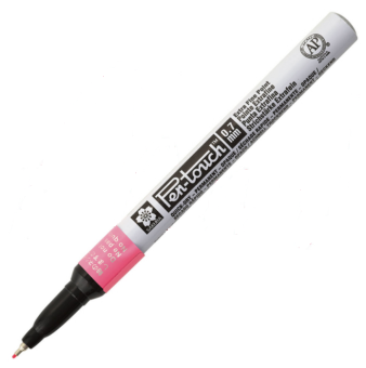 Маркер Sakura Pen-Touch, супертонкий стержень, 0.7 мм, #320 розовый флуоресцентный