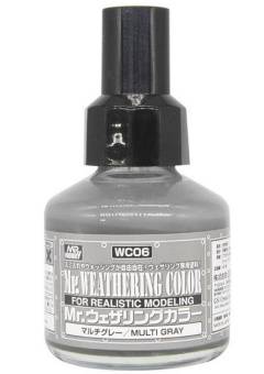 Mr. Hobby Краска 40 мл Mr. Weathering COLOR WC06 MULTI GRAY