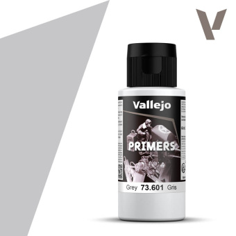 Vallejo Surface Primer Grey акриловый полиуретановый грунт серый, 60 мл