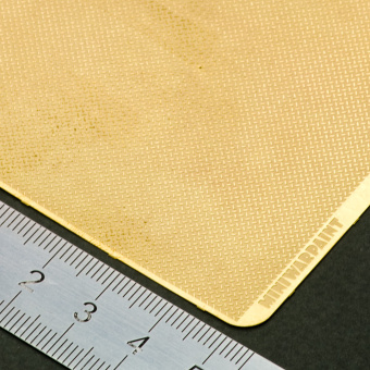 MiniWarPaint Лист рифленый чечевица, размер L