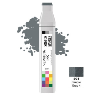 Чернила спиртовые SKETCHMARKER 22 мл цв. SG4 Simple Gray 4