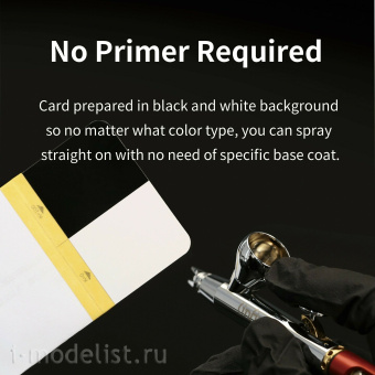 DSPIAE CC-01 Колеровочный веер Model Paint Test Card