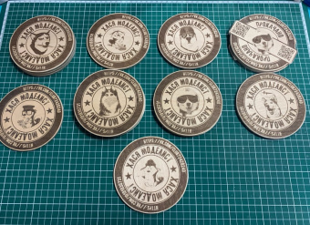 Хася Моделист Подставка из фанеры под кружку