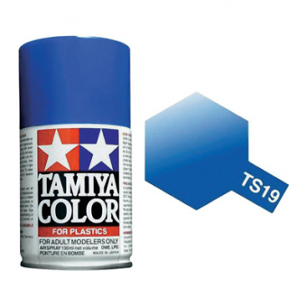 Краска Tamiya TS-19 Metallic Blue (Cиний металлик) 100 мл