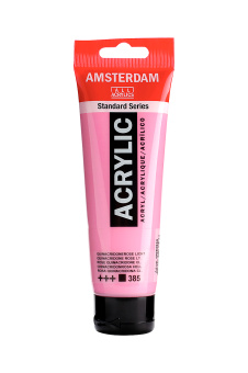 Краска акриловая Amsterdam туба 120 мл №385 Quinacridone rose light