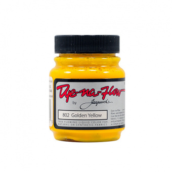 Растекающаяся краска по светлым тканям Jacquard Dye-Na-Flow желто-золотистый 70 мл