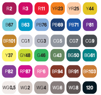 Набор маркеров Touch Twin 36 цветов