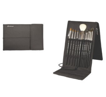 Набор кистей Альбатрос "Акварель" в пенале, 12 шт. (серии «Мастер»)