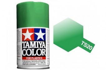 Краска Tamiya TS-20 Metallic Green (Зеленый металлик) 100 мл
