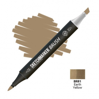 Маркер SKETCHMARKER Brush BR81 Earth Yellow