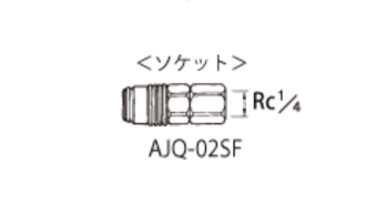 Iwata AJQ-02SF Фитинг для шланга Rc 1/4