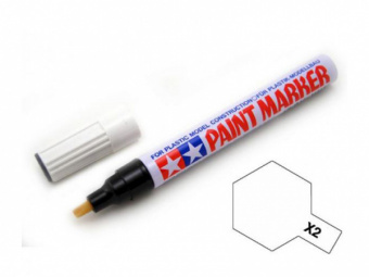 89002 Маркер Tamiya X-2 Белый глянцевый