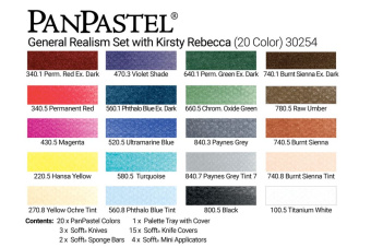 Набор PanPastel General Realism – Kirsty Rebecca Kit (20 цветов)