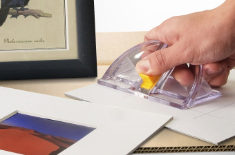 OLFA OL-MC-45/2B Нож-резак для вырезания под углом 45°, 20 мм, с запасным лезвием