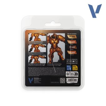 77252 Набор красок Vallejo Imperial Gold Paint Set (4 цв.)