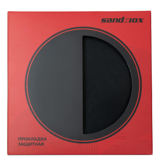 Sandwox Прокладка защитная на поролоне 10 мм, для машинки 150 мм, 67 отв.