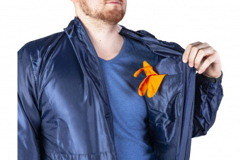 Jeta Safety JSN Natrix Перчатки нескользящие одноразовые оранжевые нитриловые, размер S