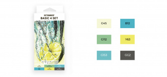 Набор маркеров Sketchmarker 6 BASIC Set 4 (6 шт. в картонной коробке)