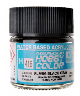 Mr. Hobby Краска 10 мл H416 RLM66 BLACK GRAY