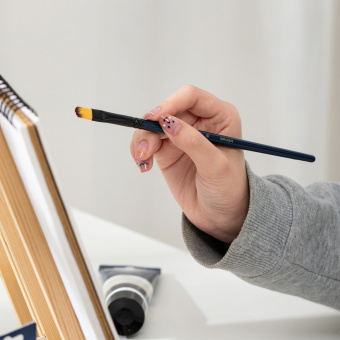 Finenolo Набор кистей синтетика мягкая 6 шт. в блистере (круглая № 2, плоские № 6, 8, овальные № 6, 8, 10)