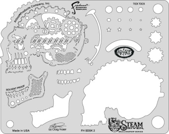 Трафарет Artool Steam Driven Template Tick Tock (FH SDSK 2)