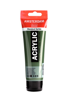 Краска акриловая Amsterdam туба 120 мл №622 Olive green deep