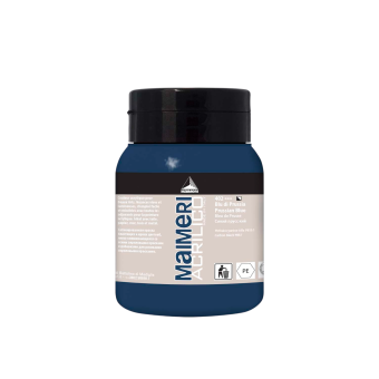 Краска акриловая Maimeri Acrilico Prussian Blue (Прусский синий), 500 мл