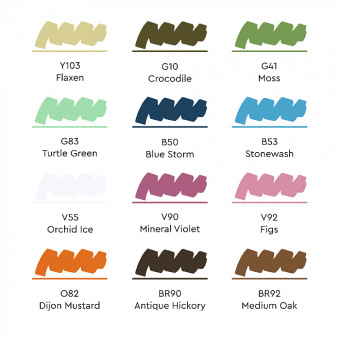 Набор маркеров Sketchmarker 12 Complex Set (12 шт. + сумка-органайзер)