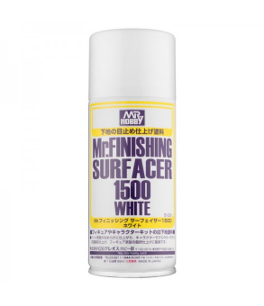 Mr. Hobby Краска-грунтовка в баллончике Mr. Finishing Surfacer 1500 White, 170 мл