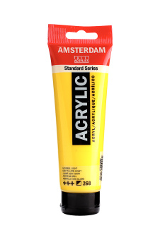 Краска акриловая Amsterdam туба 120мл №268 Azo yellow light