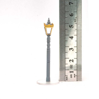 MiniWarPaint Столб фонарный "деревянный" 1 фонарь, размер XS (3 шт.)