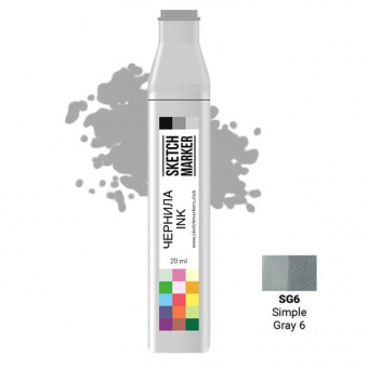 Чернила спиртовые SKETCHMARKER 22 мл цв. SG6 Simple Gray 6