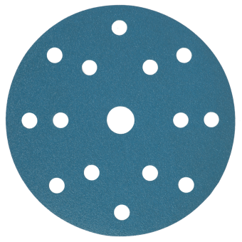 HANKO Диск шлифовальный Blue Film BF353, 150 мм, 15 отв.