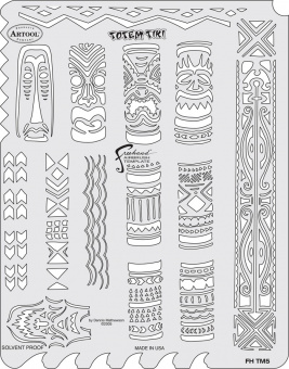 Трафарет Artool TOTEM TIKI STENCIL (FH TM 5)
