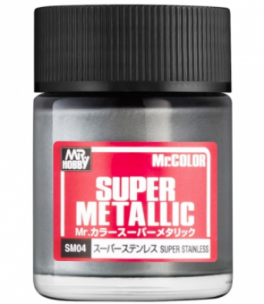 Mr. Hobby Краска 18 мл SM04 SUPER STAINLESS